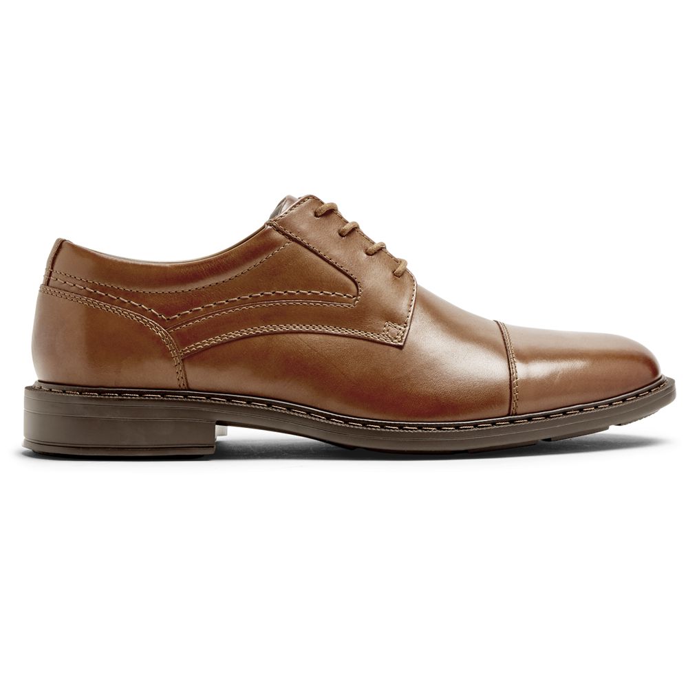 Sapatos Oxford Rockport Tanner Cap Toe Homem - Marrom ( 534-VPOUTY )